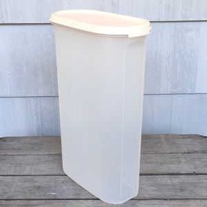 Vintage Tupperware Modular Mates® 12 Cup Oval 5 Container Pink Ivory Rose Seal